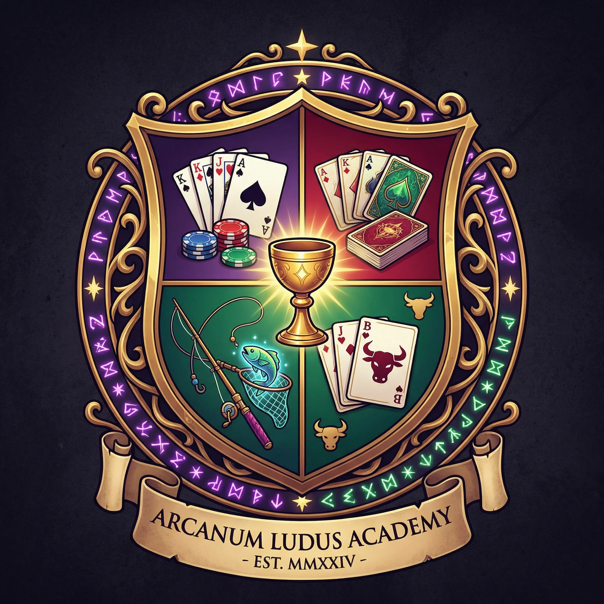 开源棋牌魔幻学院标志